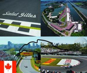 Circuit Gilles Villeneuve - Canada - puzzle