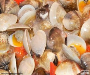 Clams with tomato puzzle