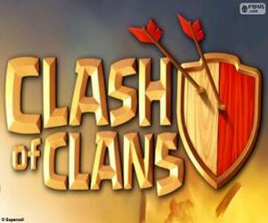 Clash of Clans logo puzzle