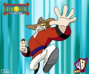 Clay Bailey, the Xiaolin Dragon of Earth, a cowboy from Texas puzzle