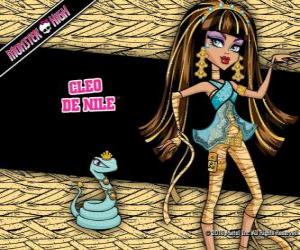 Cleo de Nile, the daughter of the Mummy. She is 5842 years old and her full name is Cleopatra puzzle