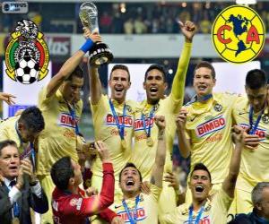 Club America, champion Apertura Mexico 2014 puzzle