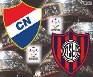 Club Nacional of Paraguay vs San Lorenzo de Almagro of Argentina. Final Copa Libertadores 2014 puzzle