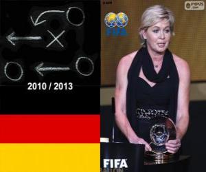 Coach of the Year FIFA 2013 for Women's football winner Silvia Neid puzzle