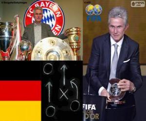 Coach of the Year FIFA 2013 for Men's football Jupp Heynckes puzzle