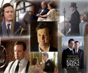 Colin Firth nominated for the 2011 Oscars as best actor for The King's Speech puzzle