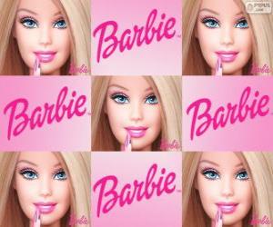 Collage of Barbie puzzle