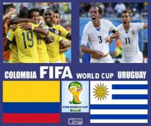 Colombia - Uruguay, Eighth finals, Brazil 2014 puzzle
