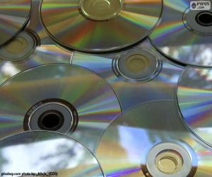 Compact disc puzzle