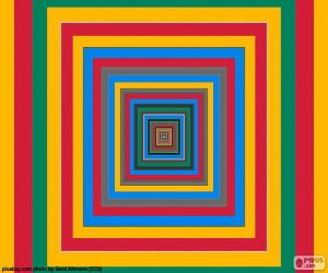 Concentric squares puzzle