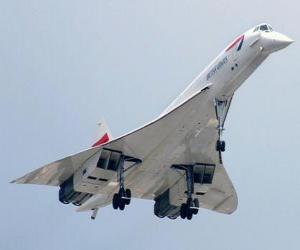 Concorde supersonic jet aircraft puzzle