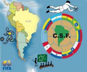 Confederación Sudamericana de Fútbol (CONMEBOL) puzzle
