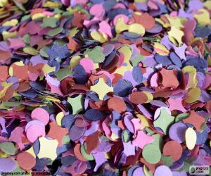 Confetti of colors puzzle