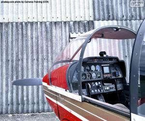 Controls of a light aircraft puzzle