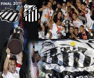 Copa Libertadores 2011 champion Santos FC puzzle