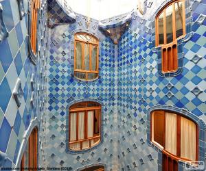 Courtyards, Casa Batlló puzzle