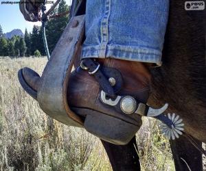 Cowboy boot puzzle