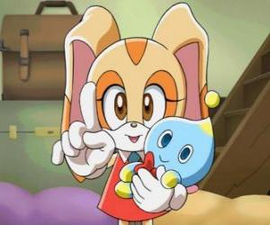 Cream the Rabbit with her Chao, Cheese puzzle