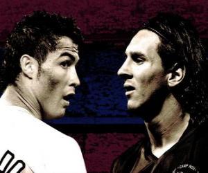 Cristiano Ronaldo vs Lionel Messi puzzle