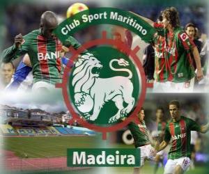 CS Marítimo Funchal, in Madeira, Portuguese football club puzzle