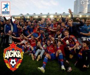 CSKA Moscow, Champion League Premier 2013-2014, the russian football league puzzle