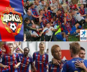 CSKA Moscow, champion of the Russian Football League, Premier League 2012-2013 puzzle