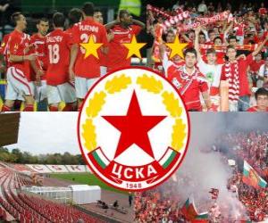 CSKA Sofia, the Bulgarian football team puzzle