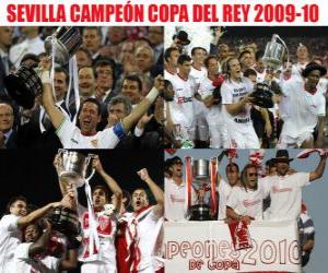 Cup champion Sevilla 2009-2010 puzzle