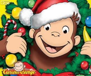 Curious George at Christmas puzzle