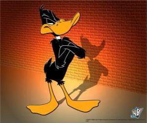 Daffy Duck in the Looney Tunes puzzle