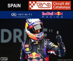 Daniel Ricciardo - Red Bull - 2014 Spanish Grand Prix, 3rd classified puzzle