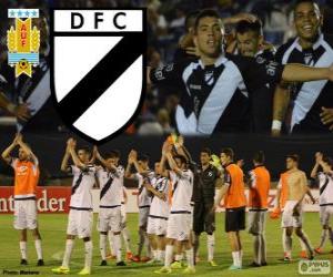 Danubio FC, champion First Division of football in Uruguay 2013-2014 puzzle