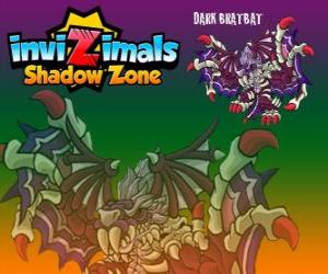 Dark Bratbat. Invizimals Shadow Zone. Horrible flying monster puzzle
