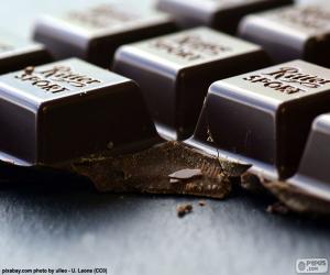 Dark chocolate Tablet puzzle