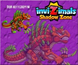 Dark Rattleraptor. Invizimals Shadow Zone. Ferocious hunters of the jungle puzzle