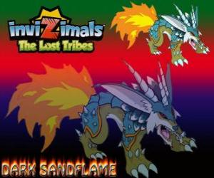 Dark Sandflame. Invizimals The Lost Tribes. Small Invizimals with great strength, never get tired of fighting puzzle