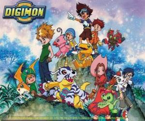 Digimon Characters puzzle