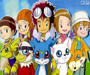 Digimon's protagonists puzzle