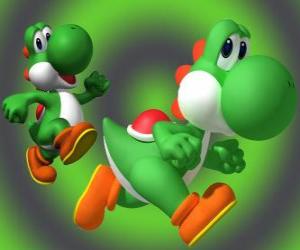 Dinosaur Yoshi is Mario's best friend puzzle