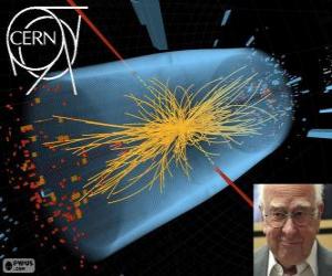 Discovery of the Higgs Boson particle called the God particle (Peter Higgs) puzzle