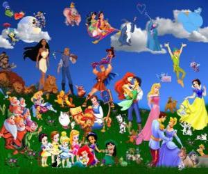 Disney Princes and Princesses puzzle