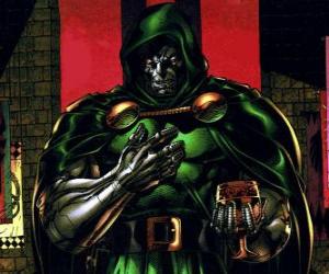 Doctor Doom is a supervillain and enemy of the Fantastic Four puzzle