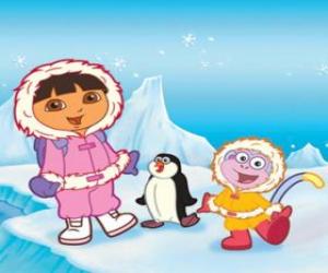 Dora in the south pole puzzle