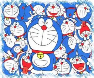 Doraemon is a cosmic cat who comes from the future puzzle