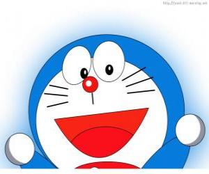 Doraemon is the magic friend of Nobita and protagonist of the adventures puzzle