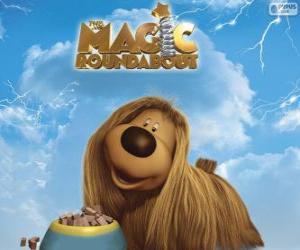 Dougal, the long haired dog from The Magic Roundabout puzzle