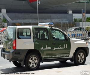 Dubai police car puzzle