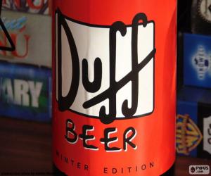 Duff Beer logo puzzle