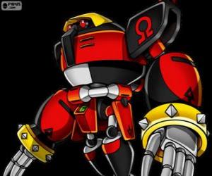 E-123 Omega, robot created by doctor Eggman puzzle