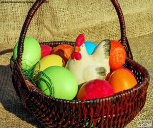 Easter basket puzzle